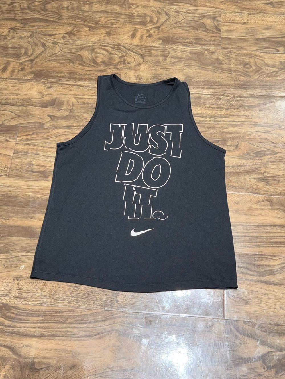 🖤 Nike Black  'Just Do It' Graphic Tank Top Size Small